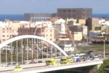 Fallece una persona en el viaducto de Las Longueras (Foto TA)